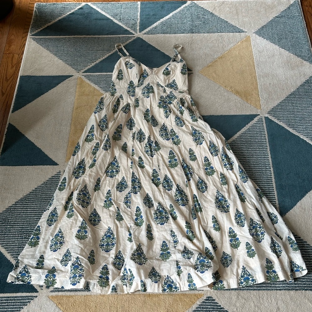 JAPNA Floral Dress - Cream